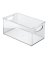 Storage Bin Clear 5"w