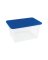 Tote Clr/blu Lid 56qt