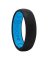 RING GRV THIN BLK/BLU 7