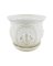 Planter Ornate Wht 6"