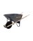 WHEELBARROW 6CF GRY STL