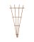 Wood Trellis Fan Brn 72"