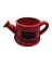 FLOWER TEAPOT RED