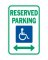 Sign Handicap Resrv Park