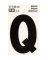 LETTER"Q"REFLECT 3"VINYL