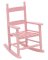 KIDS WOOD ROCKER PINK