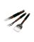 BBQ TOOL SET 3PC SS/WOOD