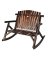 WOOD ROCKING BENCH CHAIR