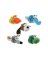 Rop Head Animl Dog Toy4"