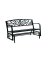 Bench Glider Steel Blk