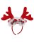 ANTLER HEADBAND RED OS