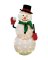 PRELIT SNOWMAN 2D 32"