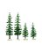 VILLAG BLU SPRCE TREE4PC