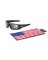 SUNGLS SI FUL CEL BK/GRY
