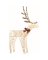 WIRE BUCK 3D WHT 48"