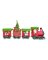 RESIN SANTA TRAIN SET