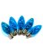 Holiday Bright Lights C9 Blue 25 count Christmas Light Bulbs