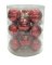 XMAS ORN TUB 50/60MM RED