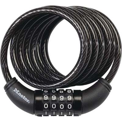 6' BLK COMBO CABLE LOCK
