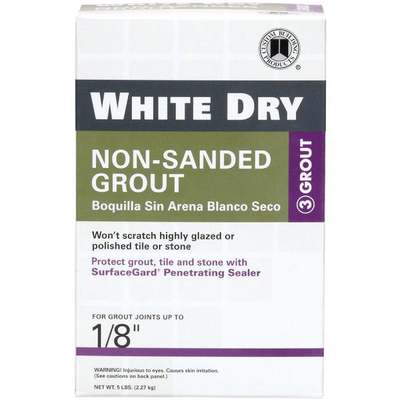 5LB WHITE TILE GROUT