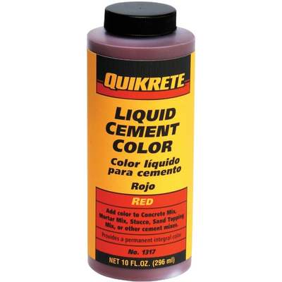 RED LIQUID CEMENT COLOR