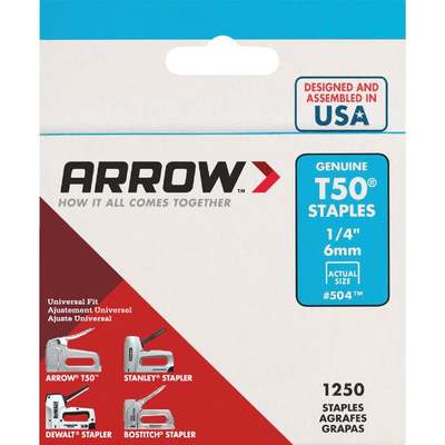 T50 1/4" HVY DTY STAPLE