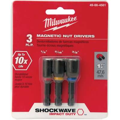 3PC 1-7/8" NUTDRIVER SET