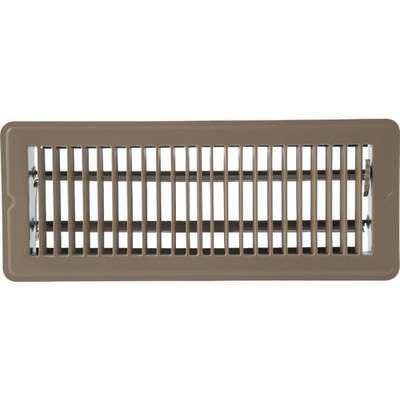 Furnace Filters, Stove Parts, Grilles & Ducts - 4X12 BRWN FLOOR DIFFUSER