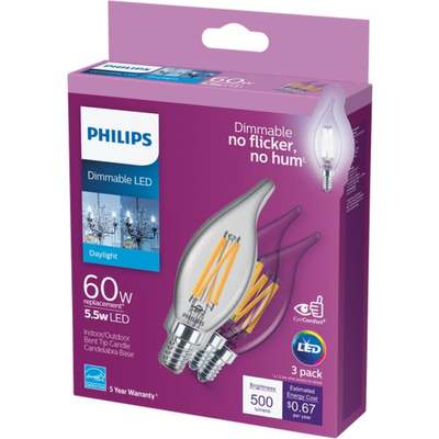 3PK 60WBA11 DL LED BULB