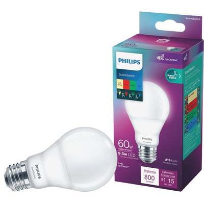 60W SS RGBW A19 LED BULB