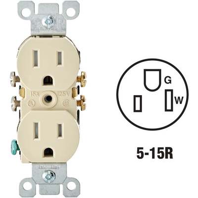 IV DUPLEX TAMPER OUTLET