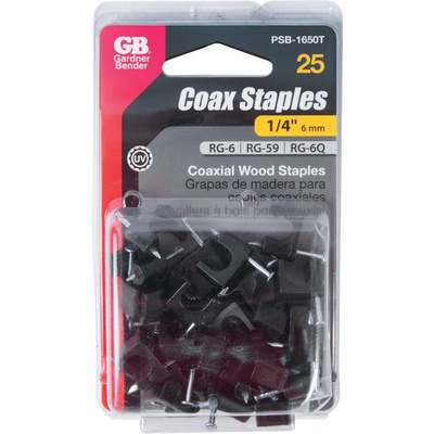 coaxial staple cable