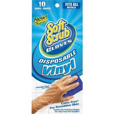 10CT PF VINYL GLOVE