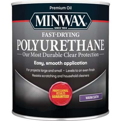 MINWAX POLY - SATIN / QT (Price includes PaintCare Recycle Fee)