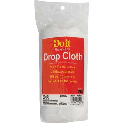 2MIL 9X12 PLS DROP CLOTH