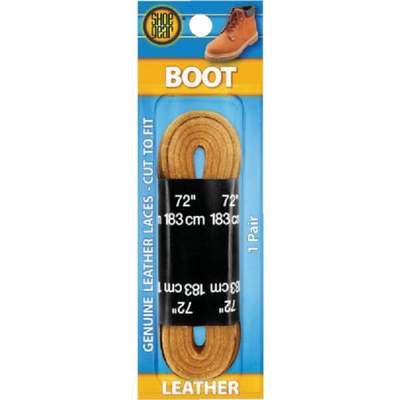 72" LEATHER BOOT LACE TAN