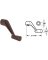 6PK STL Lamp Hex Nut