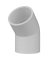 1-1/2" 45D S40 PVC ELBOW