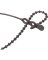 BEADED 24" BLK CABLE TIE