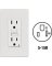 15A WH SLFTS GFCI OUTLET