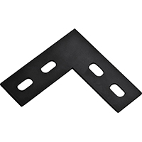 ESCUADRA FLAT 6-1/2X1-1/2X1/8 BK
