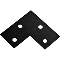 ESCUADRA FLAT 6X3X1/8 BLK