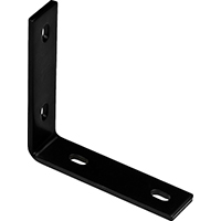ESCUADRA FLAT 6-1/4X1-1/2X1/4 BK