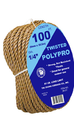 SOGA TWSTPLY 1/4X100 BRN