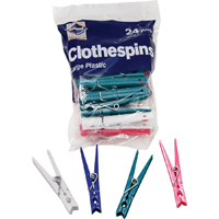 PINCHE ROPA PLASTICO 24CT
