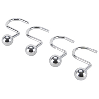 GANCHO CORTINA BANO CHROME