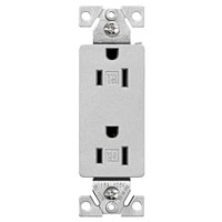 RECEPTACULO DUPLEX 2P 15A SILVER
