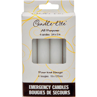 VELAS DE EMERGENCIA PK4 X 5"