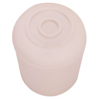 TAPON GOMA MUEBLE WHT 1-1/4