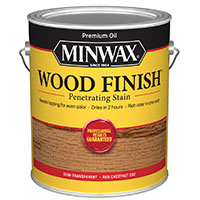 MINWAX INT STAIN RED CHESTNUT GL